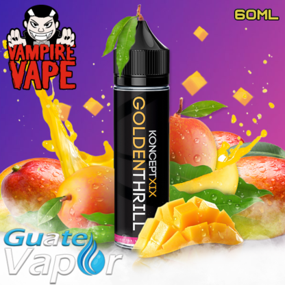 GOLDEN THRILL – Vampire Vape 50ml (Disponibles en 0mg)