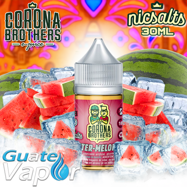 WaterMelon Ice Corona Brothers Salts 30ml GuateVapor